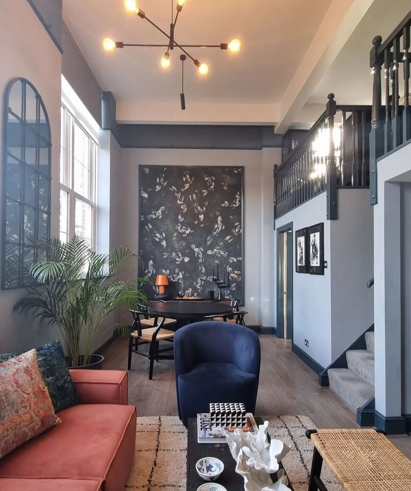 Contemporary Loft Living Room — image 1