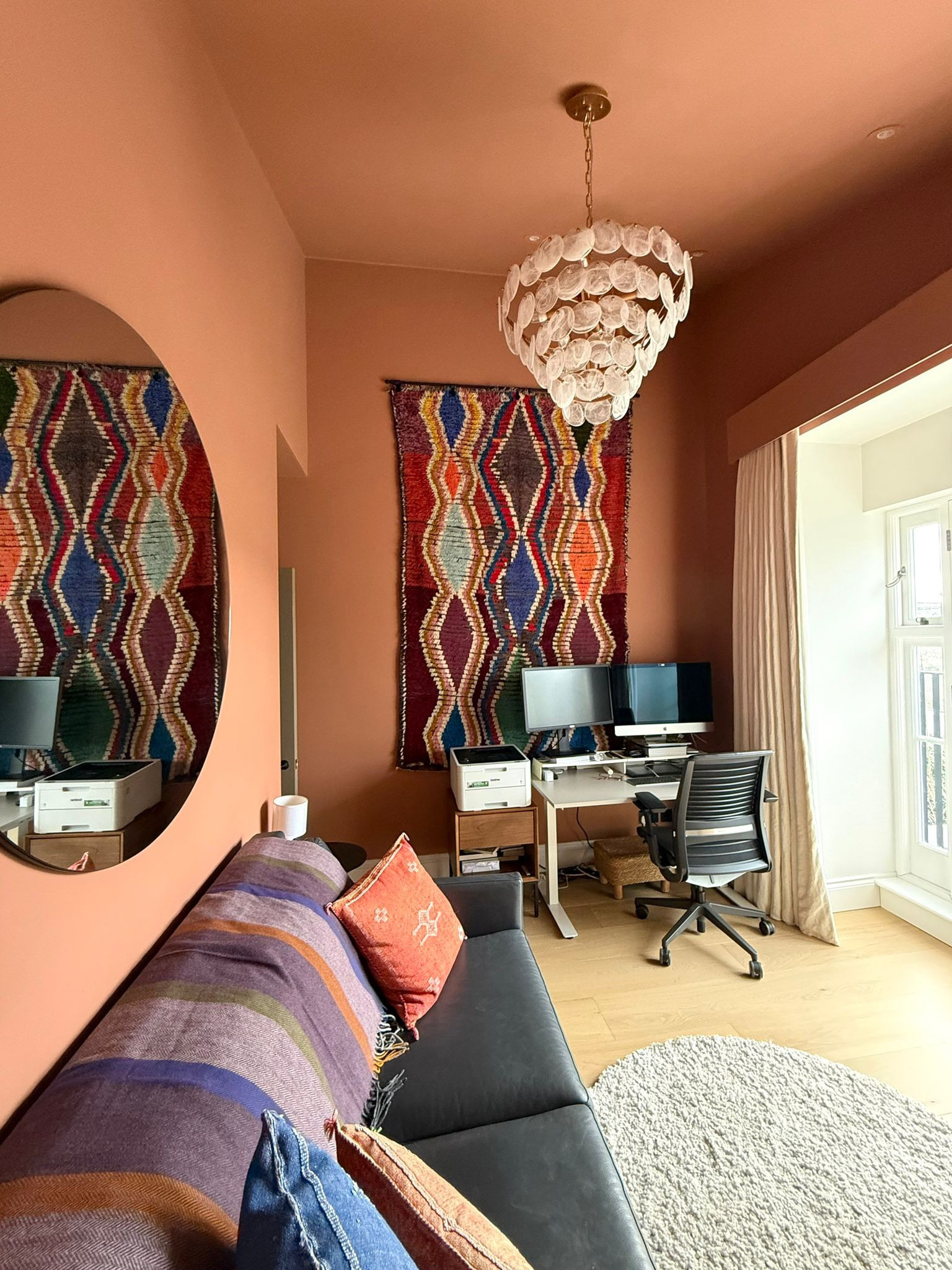 Home Office Styled with Colour & Texture — London
